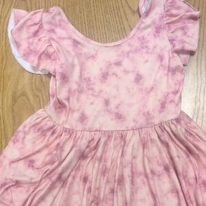 Dot Dot Smile Pink And Purple Tie Dye Dress